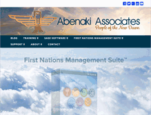 Tablet Screenshot of abenaki.com